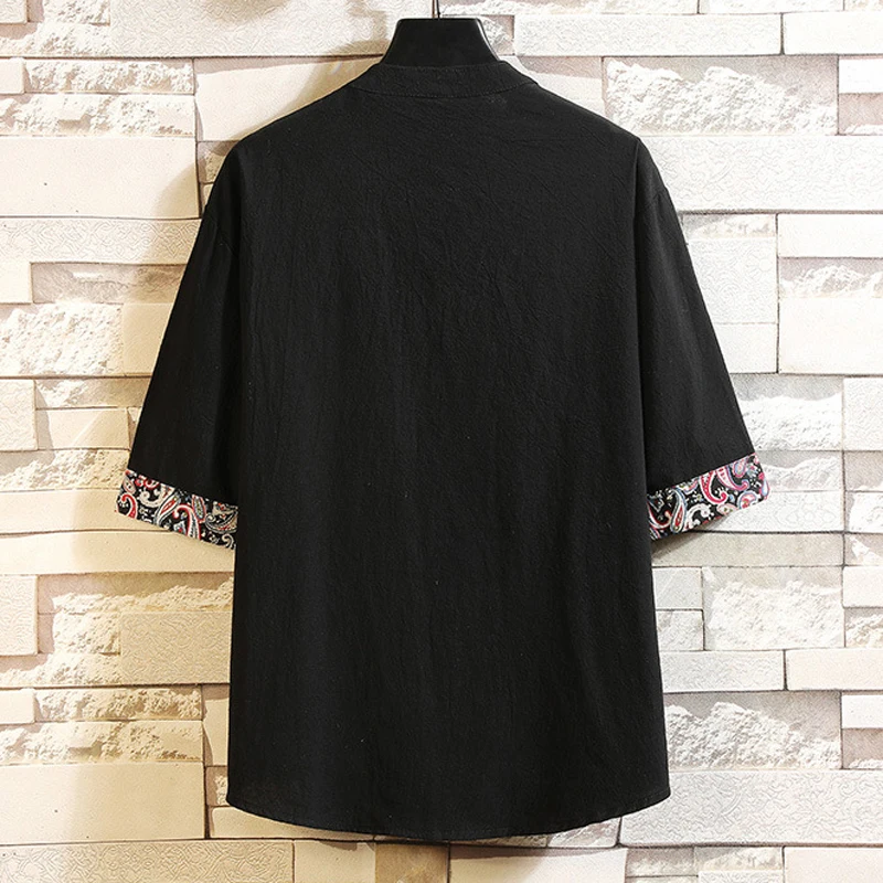 Newest short-sleeve T-shirt 2xl-10XL 165cm Linen male big turn-down collar t shirt Chinese style fat guy plus size men's Casual 
Newest short-sleeve T-shirt 2xl-10XL 165cm Linen male big turn-down collar t shirt Chinese style fat guy plus size men's Casual