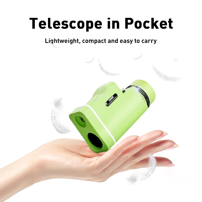Portable Pocket Telescope Outdoor Children's Telescope Lightweight Durable Telescope New Multifunctional Spotting Telescope
Portable Pocket Telescope Outdoor Children's Telescope Lightweight Durable Telescope New Multifunctional Spotting Telescope