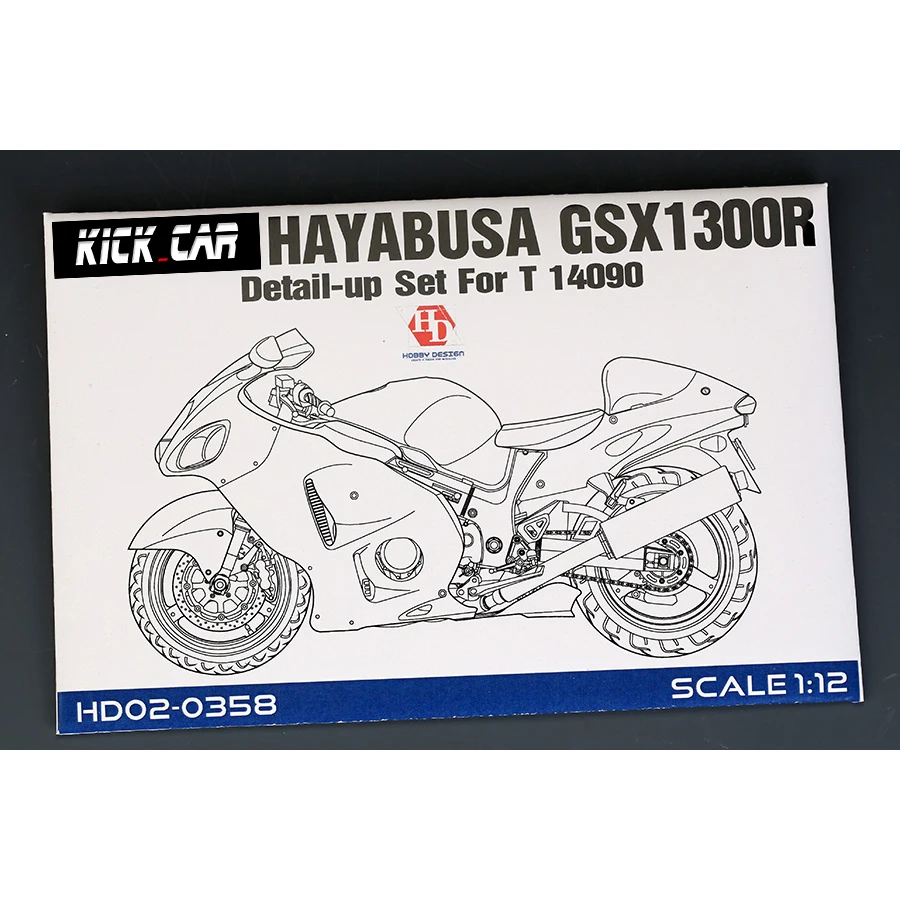 1/12 Resin Retrofit For Car Models Hobbydesign HD02-0358 1/12 Hayabusa GSX 1300R Detail-up Set For T 14090(PE+Metal parts)
1/12 Resin Retrofit For Car Models Hobbydesign HD02-0358 1/12 Hayabusa GSX 1300R Detail-up Set For T 14090(PE+Metal parts)