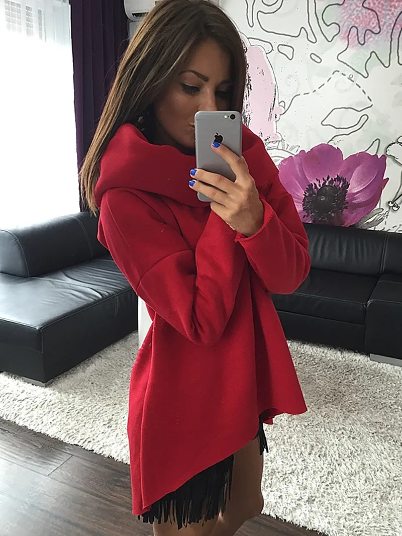 The scarf collar solid Hoodies Sweatshirts 2020 Women Kawaii Harajuku new Sweat Punk for Girls Clothing European Tops Korean
The scarf collar solid Hoodies Sweatshirts 2020 Women Kawaii Harajuku new Sweat Punk for Girls Clothing European Tops Korean