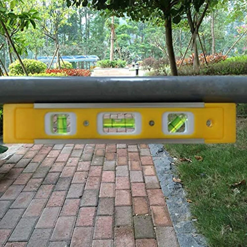 4 Pcs Torpedo Level 9 Inch Level with 45/90/180 Bubbles, Shock Resistant Level Tool for Measuring
4 Pcs Torpedo Level 9 Inch Level with 45/90/180 Bubbles, Shock Resistant Level Tool for Measuring