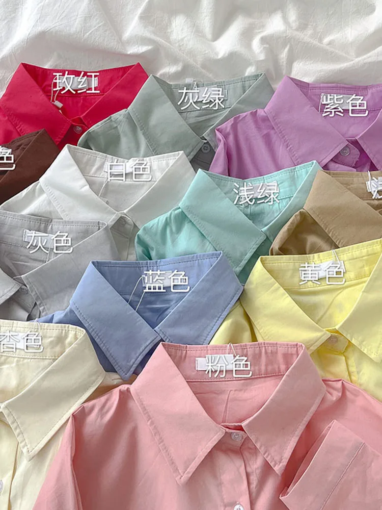 Shirt female blouse 2021 spring autumn new design white shirt Korean mid-length ladies long-sleeved shirt tops fashion clothing
Shirt female blouse 2021 spring autumn new design white shirt Korean mid-length ladies long-sleeved shirt tops fashion clothing