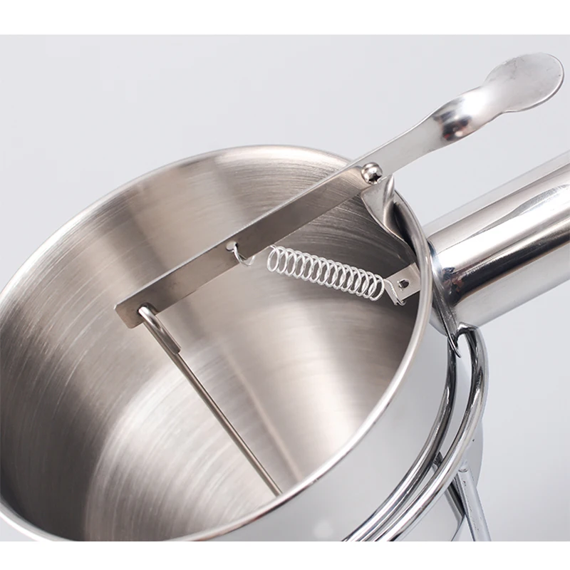 Octopus Small Balls Stainless Steel Funnel With Shelf Cone Batter Tool Set Liquid Separation Vertical Fish Balls