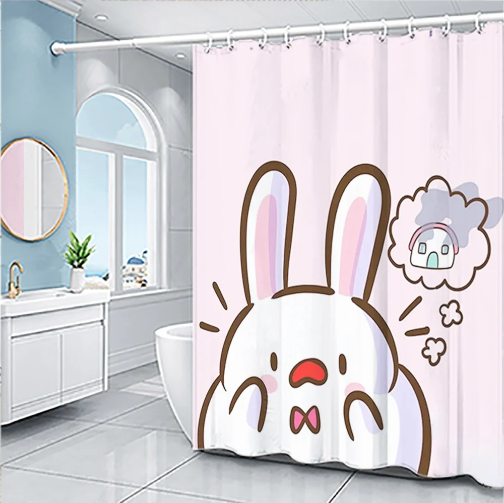 Cute Bunny Bathroom Shower Curtain Waterproof Polyester Hotel Mildewproof Shower Curtain with Hook шторы для ванны для душа Baño
Cute Bunny Bathroom Shower Curtain Waterproof Polyester Hotel Mildewproof Shower Curtain with Hook шторы для ванны для душа Baño
