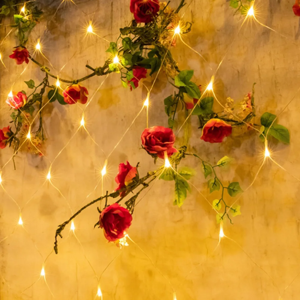 LED Net String Lights 1.5x1.5m Connectable Mesh Fairy String Lamps 8 Modes Waterproof Hanging Decorative Lighting Home Christmas
LED Net String Lights 1.5x1.5m Connectable Mesh Fairy String Lamps 8 Modes Waterproof Hanging Decorative Lighting Home Christmas