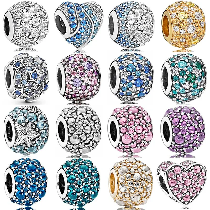 New 925 Sterling Silver Charm Shimmering Droplet Mosaic Ball Heart Elevated Star Starfish Beads Fit Popular Bracelet Diy Jewelry
New 925 Sterling Silver Charm Shimmering Droplet Mosaic Ball Heart Elevated Star Starfish Beads Fit Popular Bracelet Diy Jewelry