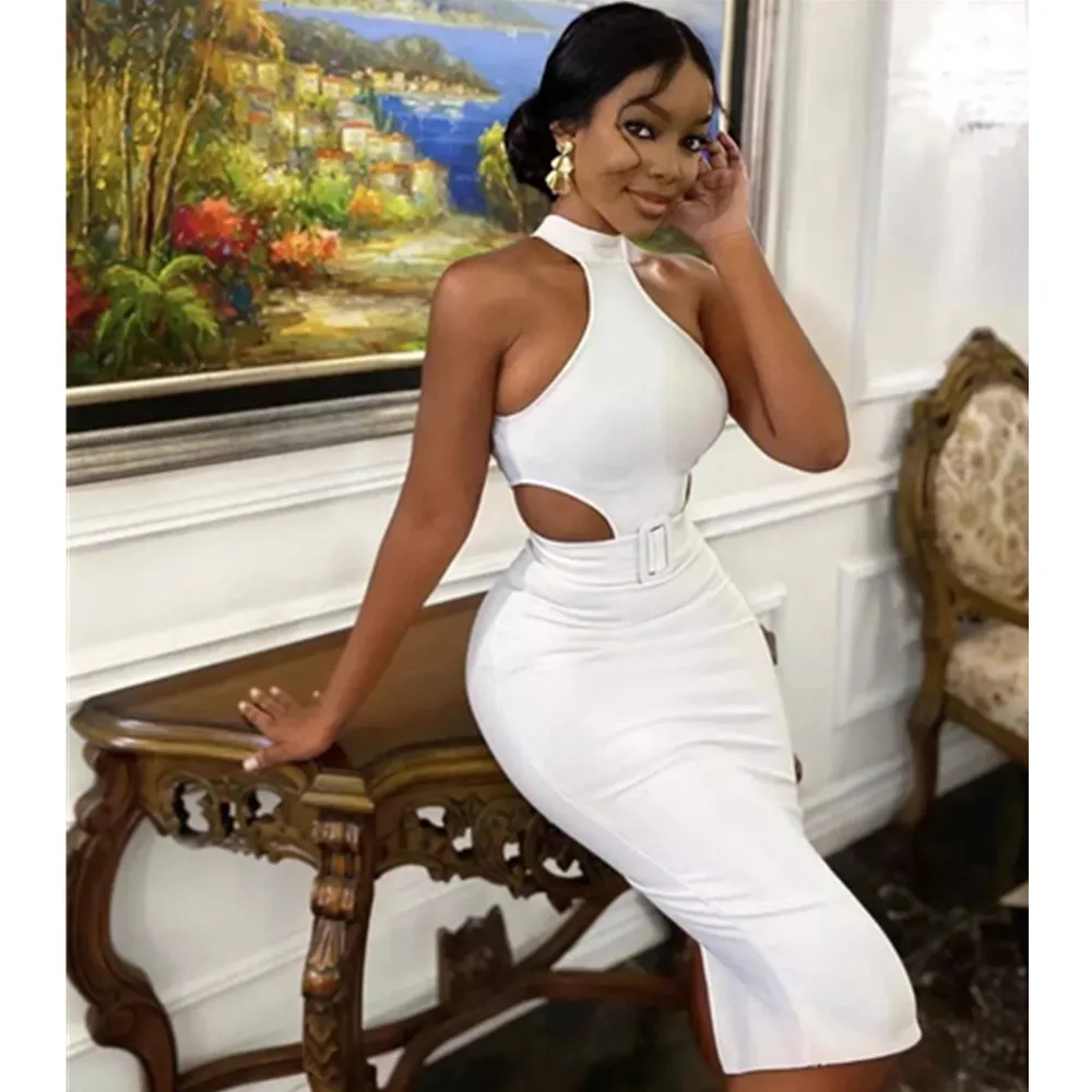 Women Summer Sexy Hollow Out Knee Length White Bodycon Bandage Dress 2021 Designer Elegant Evening Party Dress Vestido
Women Summer Sexy Hollow Out Knee Length White Bodycon Bandage Dress 2021 Designer Elegant Evening Party Dress Vestido