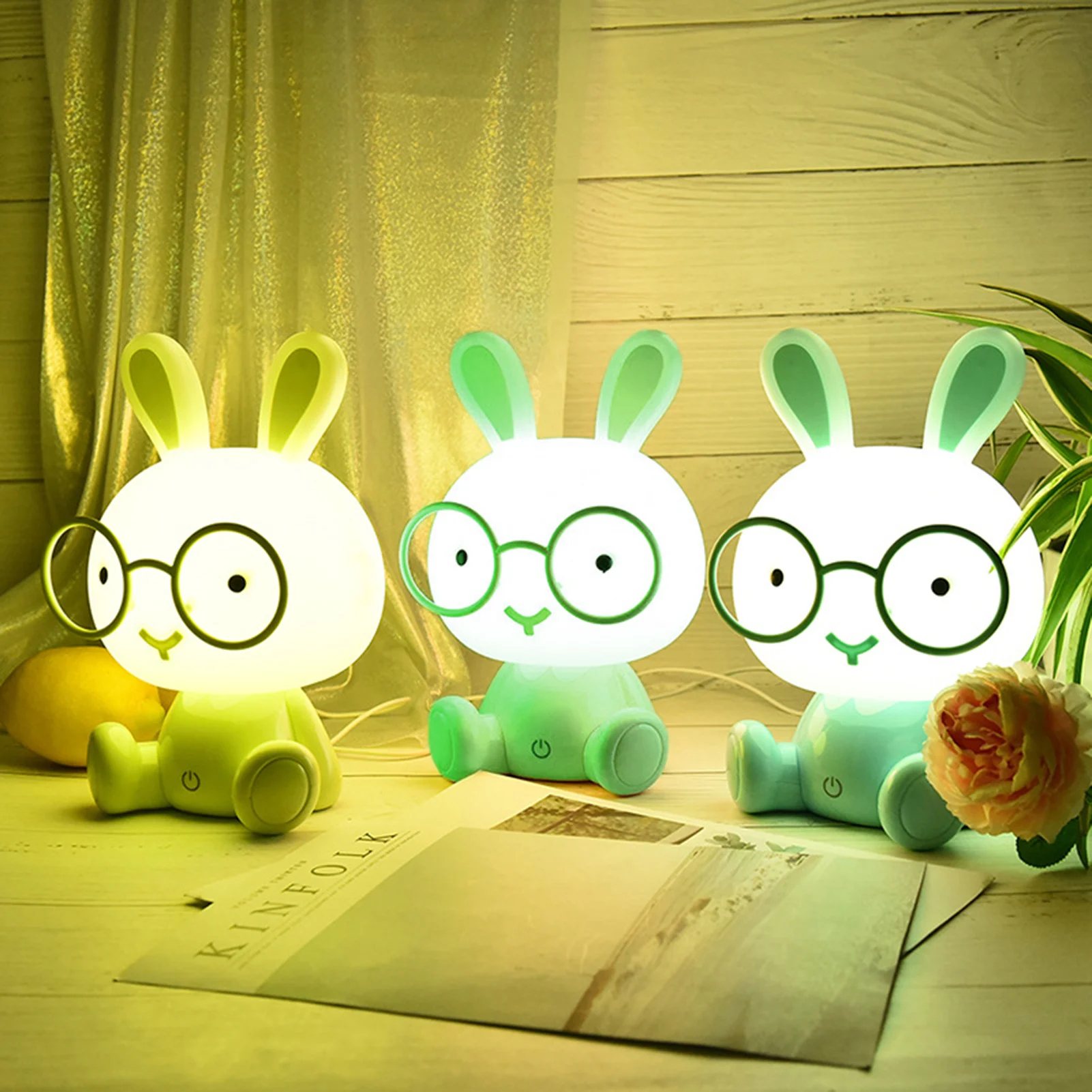 New Cute Rabbit LED Eye Protection Lamp Children Bedroom Night Light USB Cute Rabbit Eye Protection Lamp For Children's Bedroom
New Cute Rabbit LED Eye Protection Lamp Children Bedroom Night Light USB Cute Rabbit Eye Protection Lamp For Children's Bedroom