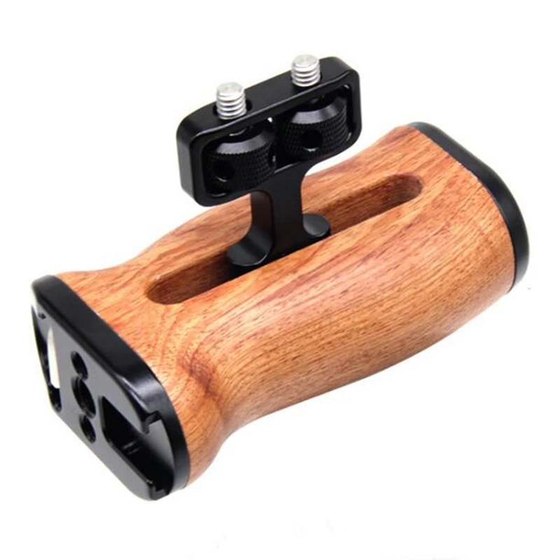 DSLR Camera Hand Universal Grip Wooden Mini Side Handle (1/4Inch-20 Screws) for Sony Camera or for Nikon Camera Etc
DSLR Camera Hand Universal Grip Wooden Mini Side Handle (1/4Inch-20 Screws) for Sony Camera or for Nikon Camera Etc