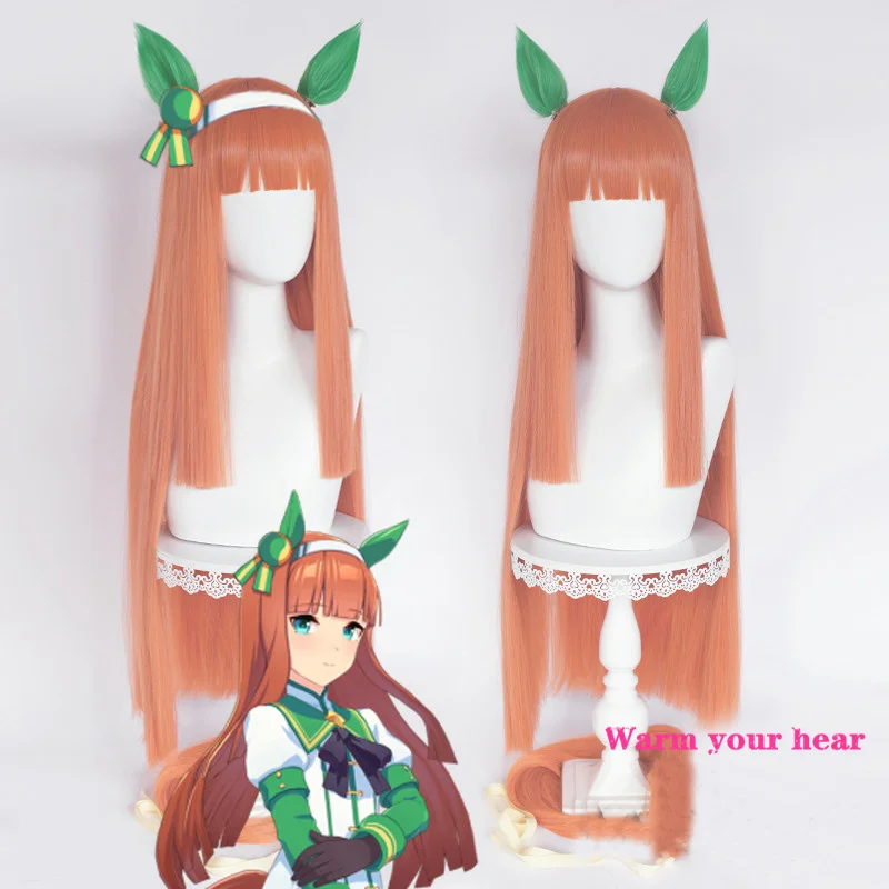 Pretty Derby Silence Suzuka Orange 80cm Long Cosplay Wig Heat Resistant Synthetic Hair Party Wigs + a wig cap
Pretty Derby Silence Suzuka Orange 80cm Long Cosplay Wig Heat Resistant Synthetic Hair Party Wigs + a wig cap