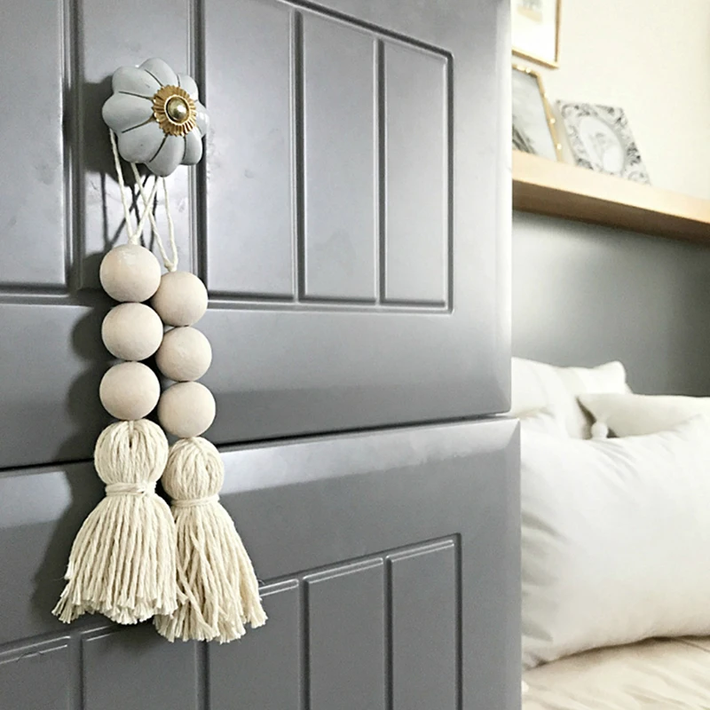 2Pcs Wood Bead Garland With Tassels DIY Wooden Sign Pendant Tassle Farmhouse Beads Home Decoration Natural Wood Bead Room Decor
2Pcs Wood Bead Garland With Tassels DIY Wooden Sign Pendant Tassle Farmhouse Beads Home Decoration Natural Wood Bead Room Decor