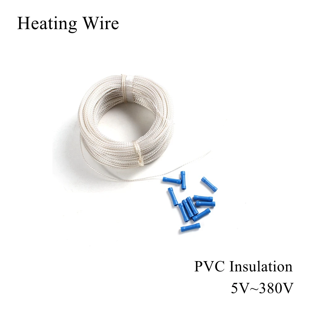 1.4mm 5V 12V 24V 110V 220V PVC Insulation Heating Wire Copper Alloy Wires Freeze Infrared Heat Water Pipe Frost Warm Floor Sewer
1.4mm 5V 12V 24V 110V 220V PVC Insulation Heating Wire Copper Alloy Wires Freeze Infrared Heat Water Pipe Frost Warm Floor Sewer