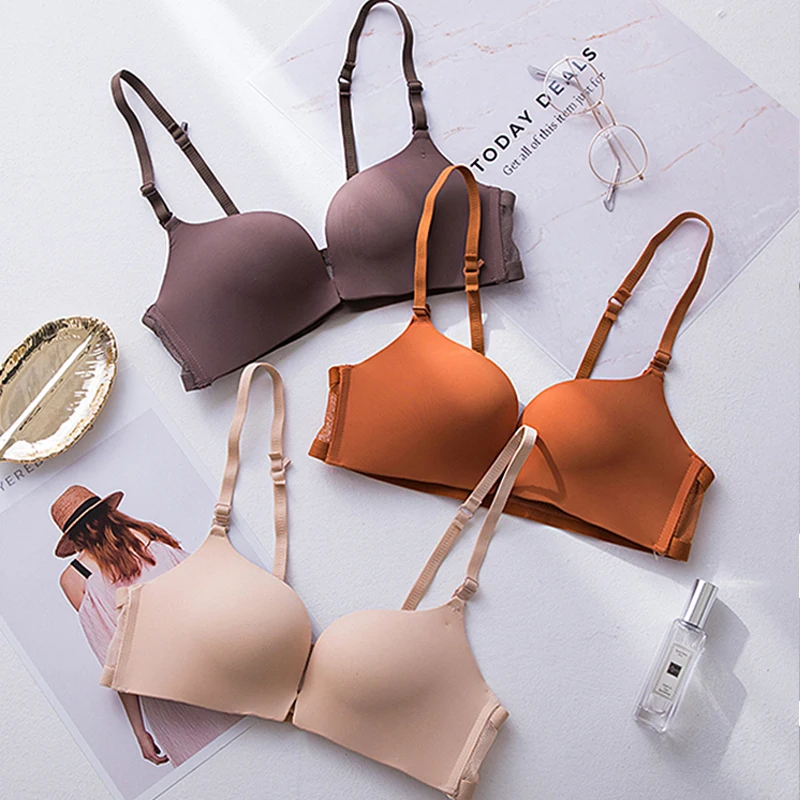 Fashion Seamless Front buckle Sexy Backless Push Up Bra Lingerie Comfort Wireless Bras For Women
Fashion Seamless Front buckle Sexy Backless Push Up Bra Lingerie Comfort Wireless Bras For Women