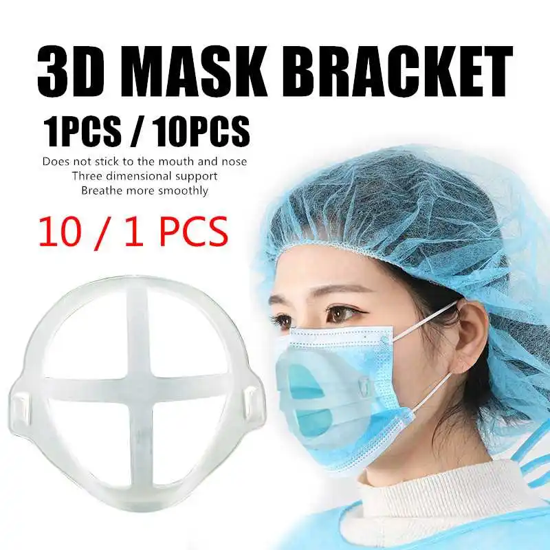 10/1pcs 3D Mask Bracket Mask Accessories Breathing Smoothly And Cool Mask Holder Breathable Ale Health Care Accessories
10/1pcs 3D Mask Bracket Mask Accessories Breathing Smoothly And Cool Mask Holder Breathable Ale Health Care Accessories