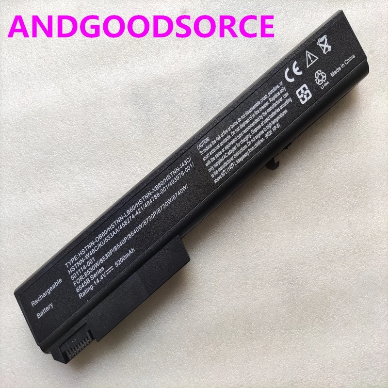 Аккумулятор 8530p для ноутбука HP EliteBook 8310B, 8540 Вт, 8730P, 8740 Вт, Pro 6545b, HSTNN-LB60, OB60, XB60, KU533AA, NBP6A82B2, NBP8A82, 484788
Аккумулятор 8530p для ноутбука HP EliteBook 8310B, 8540 Вт, 8730P, 8740 Вт, Pro 6545b, HSTNN-LB60, OB60, XB60, KU533AA, NBP6A82B2, NBP8A82, 484788