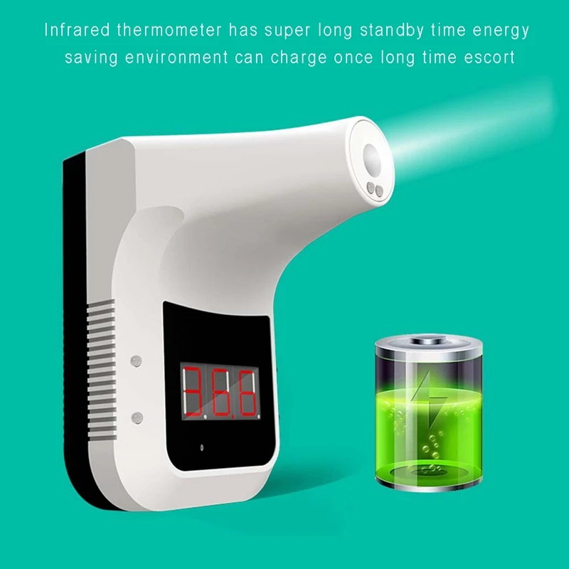 Hot-K3 Infrared Thermometer Non-Contact Automatic Alarm Hanging Thermometer Forehead Thermometer
Hot-K3 Infrared Thermometer Non-Contact Automatic Alarm Hanging Thermometer Forehead Thermometer