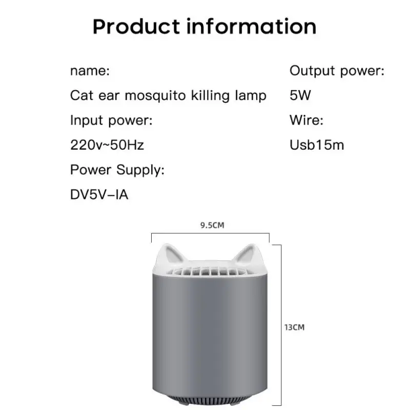220V~50HZ Portable LED Mosquito Insect Killer Lamp Fly Bug Repellent Anti Mosquito Night Light Smart Home Mosquito Killer
220V~50HZ Portable LED Mosquito Insect Killer Lamp Fly Bug Repellent Anti Mosquito Night Light Smart Home Mosquito Killer