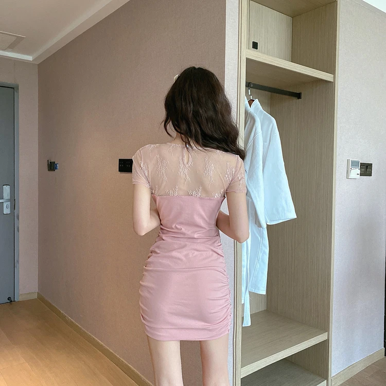 Women Dress Plus Size Summer Sexy Fashion O-neck Stitching Lace Sheath Above Knee, Mini 2021
Women Dress Plus Size Summer Sexy Fashion O-neck Stitching Lace Sheath Above Knee, Mini 2021