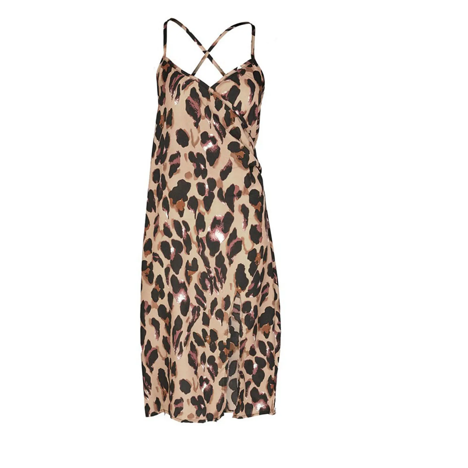 Women Sexy Backless Spotted Dress Fashion Sleeveless Split Dress for Party Daily Wear
Women Sexy Backless Spotted Dress Fashion Sleeveless Split Dress for Party Daily Wear