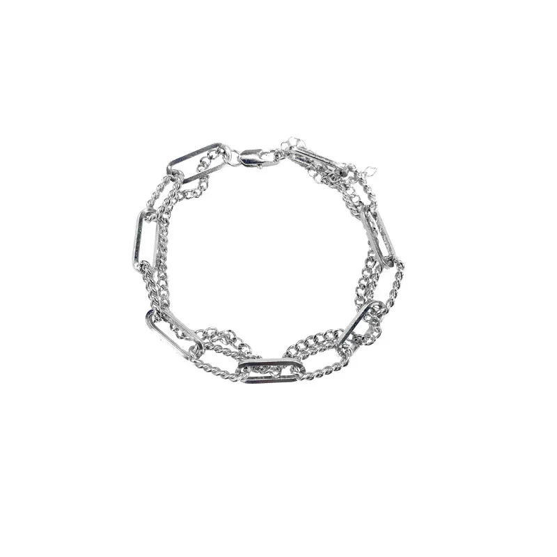 POTCET Women's Double Layer Irregular Bracelet Geometric Fashion Retro Hip Hop Personality Party Jewelry
POTCET Women's Double Layer Irregular Bracelet Geometric Fashion Retro Hip Hop Personality Party Jewelry