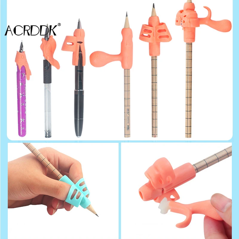 Butterfly Style Three Fingers Writing Corrector Pencil Holder with a Cute Doll Kids Learning Device FC
Butterfly Style Three Fingers Writing Corrector Pencil Holder with a Cute Doll Kids Learning Device FC