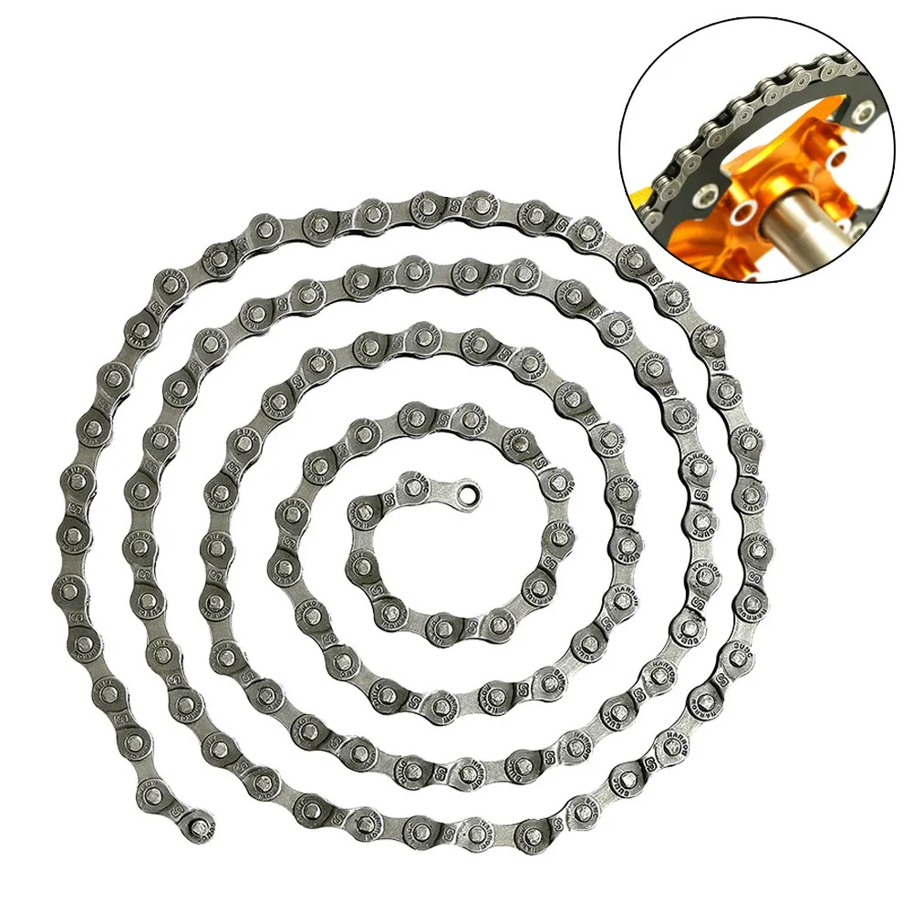 Bicycle Chain Mountain Road Bike Bicycle Chain For-Shimano-Sram 6/7/8 Speed 110 Link Mountain Road Bicycle Chain Accessories
Bicycle Chain Mountain Road Bike Bicycle Chain For-Shimano-Sram 6/7/8 Speed 110 Link Mountain Road Bicycle Chain Accessories