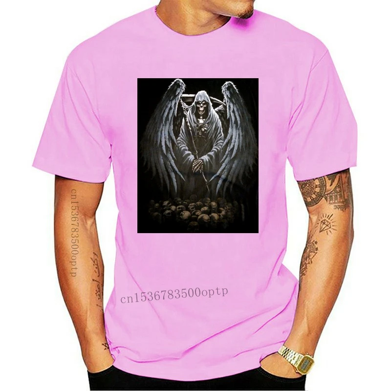New Angel Death Grim Reaper Mens Skull T Shirt L Graphic Biker Death Metal Head Rock
New Angel Death Grim Reaper Mens Skull T Shirt L Graphic Biker Death Metal Head Rock