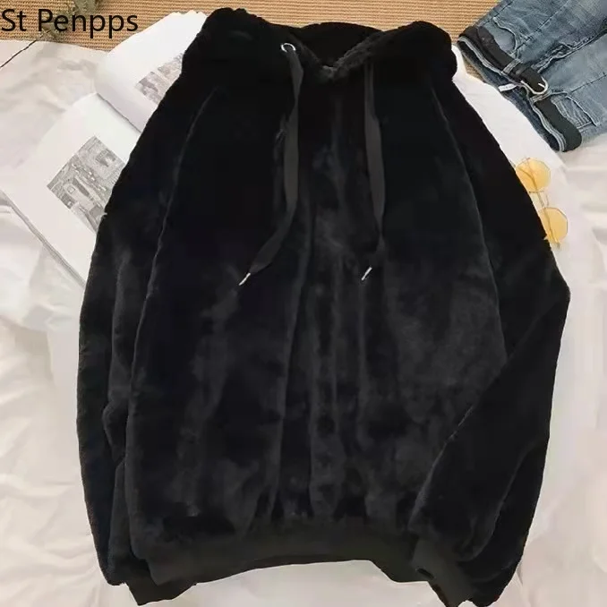 Autumn Winter Coats Soild Sweet Hooded Women Harajuku Loose Casual Warm Hoodies Ladies Fleece Flannel Pullover Female Sweatshirt
Autumn Winter Coats Soild Sweet Hooded Women Harajuku Loose Casual Warm Hoodies Ladies Fleece Flannel Pullover Female Sweatshirt