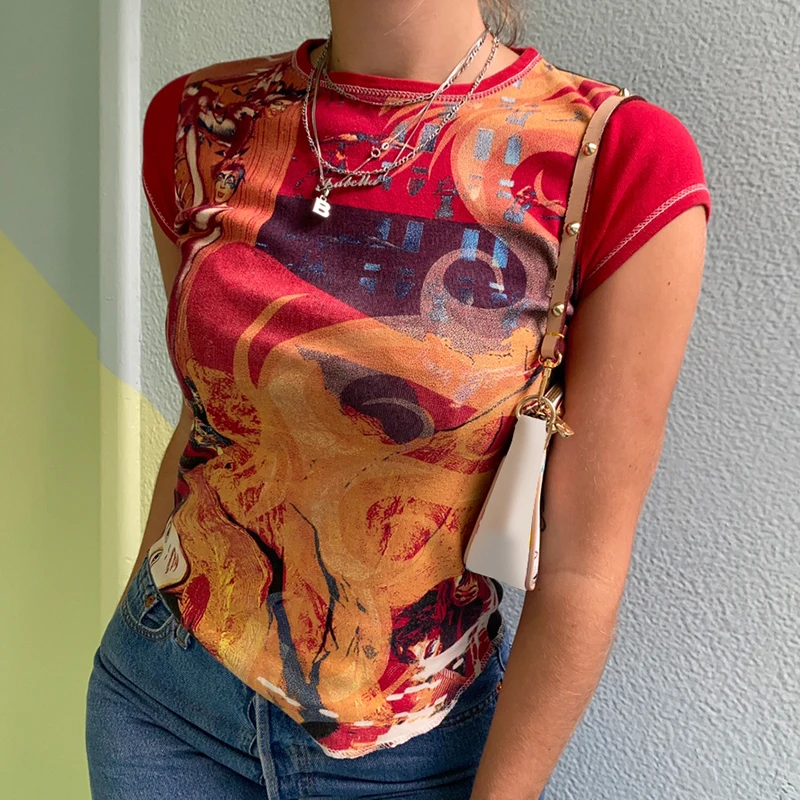 Hand-Painted Green Printed Summer Short Sleeve Women's T-Shirt For Girls Y2k Crop Top Fashion 2021Chic Casual Tie Dye Tee Shirt
Hand-Painted Green Printed Summer Short Sleeve Women's T-Shirt For Girls Y2k Crop Top Fashion 2021Chic Casual Tie Dye Tee Shirt