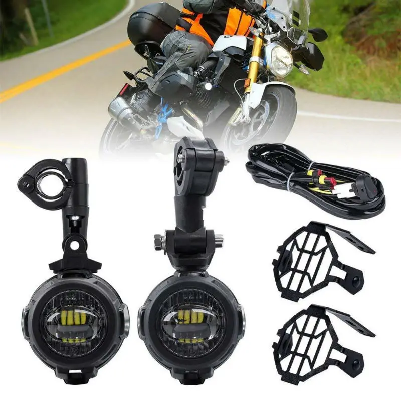 2PCS 40W LED Motorcycle Auxiliary Light 6000K with Protect Guard Bumper LED Driving Fog Passing Lamp for BMW R1200GS F800GS
2PCS 40W LED Motorcycle Auxiliary Light 6000K with Protect Guard Bumper LED Driving Fog Passing Lamp for BMW R1200GS F800GS