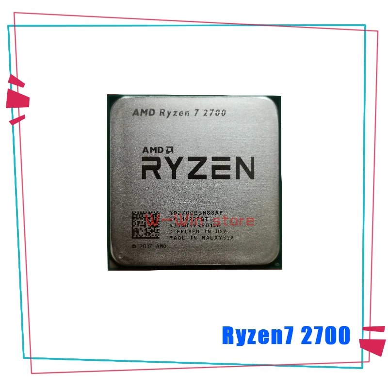Процессор AMD Ryzen 7 2700 R7 3 2 ГГц Восьмиядерный шестнадцати поточный 16 Мб 65 Вт Socket