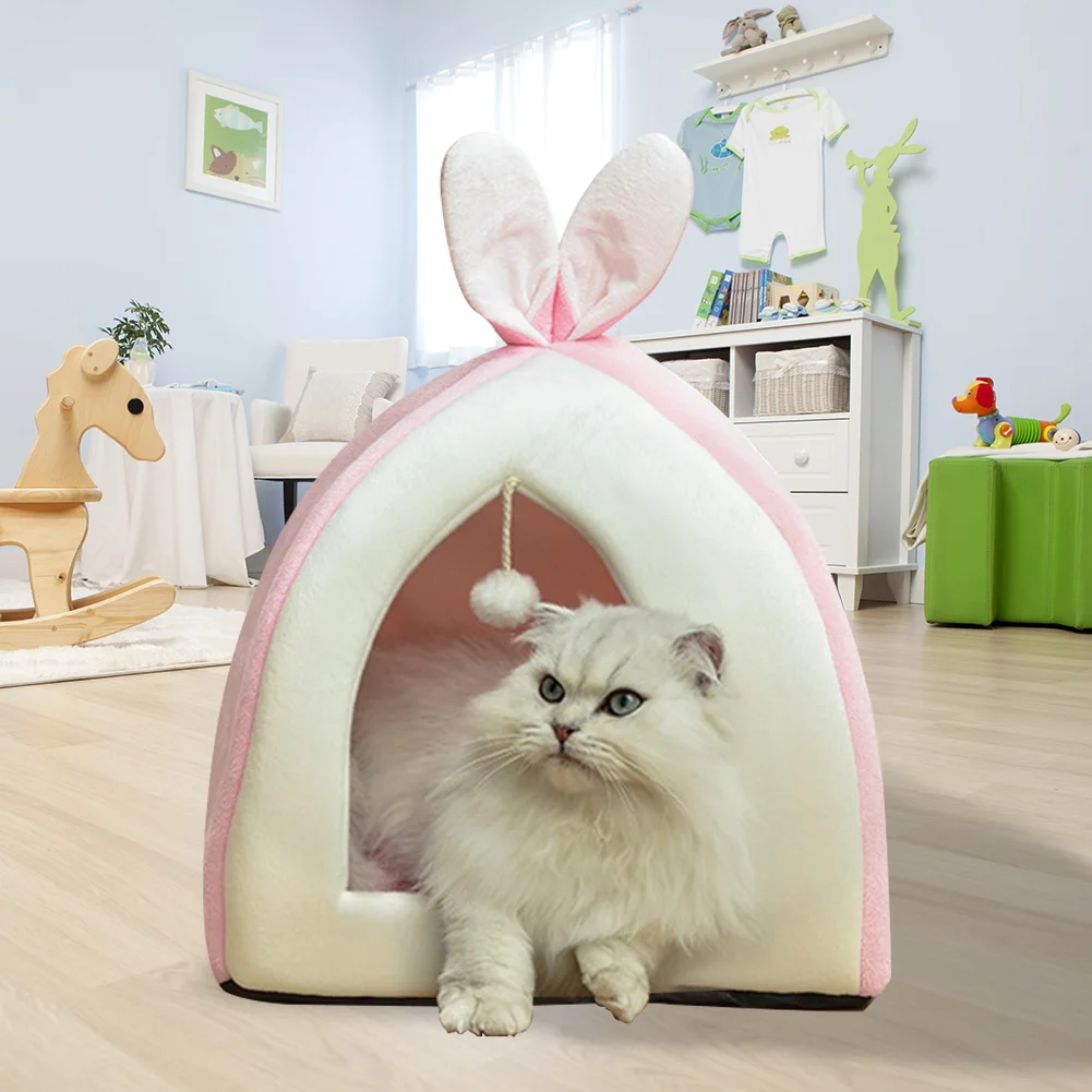 Pet Nest Cat Bed Puppy Dog Cave Household Semi-Closed Cave Pets Supplies Tools Sleeping Bag Mat Pad Accessories
Pet Nest Cat Bed Puppy Dog Cave Household Semi-Closed Cave Pets Supplies Tools Sleeping Bag Mat Pad Accessories