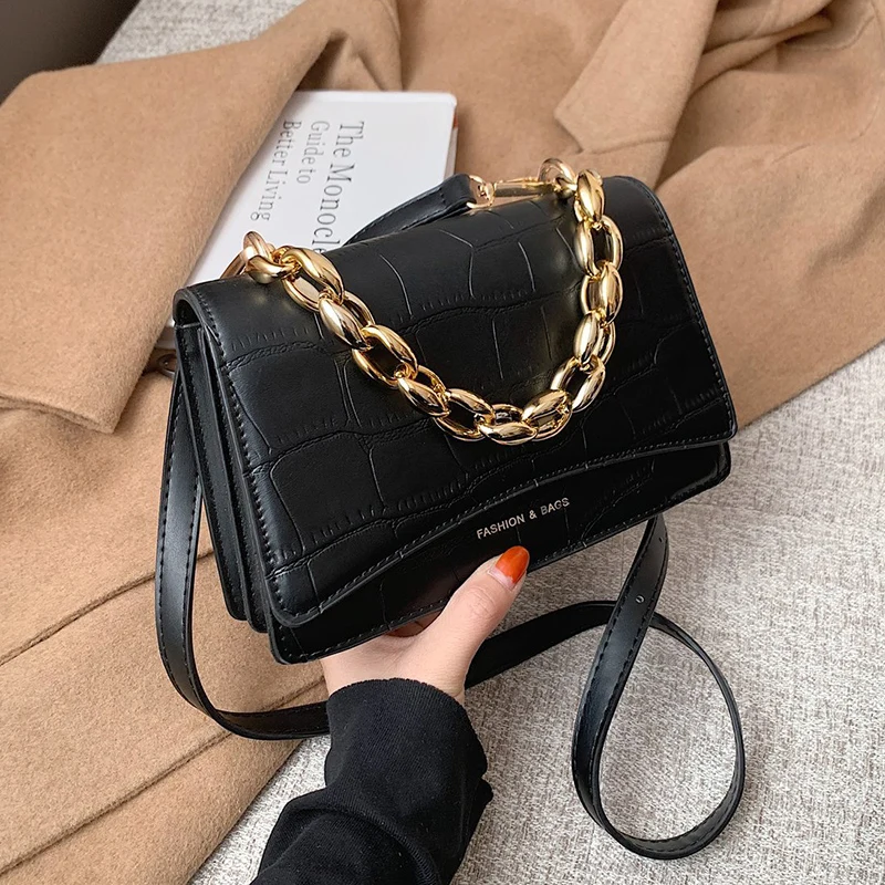 Luxury Brand Handbags 2020 Women's Winter Fashion Small Shoulder Famous Designer Gold Chain PU Leather Vintage Flap Bag
Luxury Brand Handbags 2020 Women's Winter Fashion Small Shoulder Famous Designer Gold Chain PU Leather Vintage Flap Bag