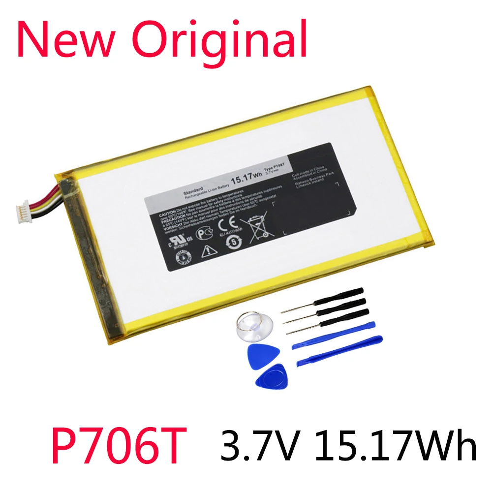 Новый оригинальный аккумулятор P706T для ноутбука DELL Venue 7 3730 Venue 8 3830 T02D T01C T02D002 T02D001 0CJP38 02PDJW 3,7 в Вт/ч 
Новый оригинальный аккумулятор P706T для ноутбука DELL Venue 7 3730 Venue 8 3830 T02D T01C T02D002 T02D001 0CJP38 02PDJW 3,7 в Вт/ч