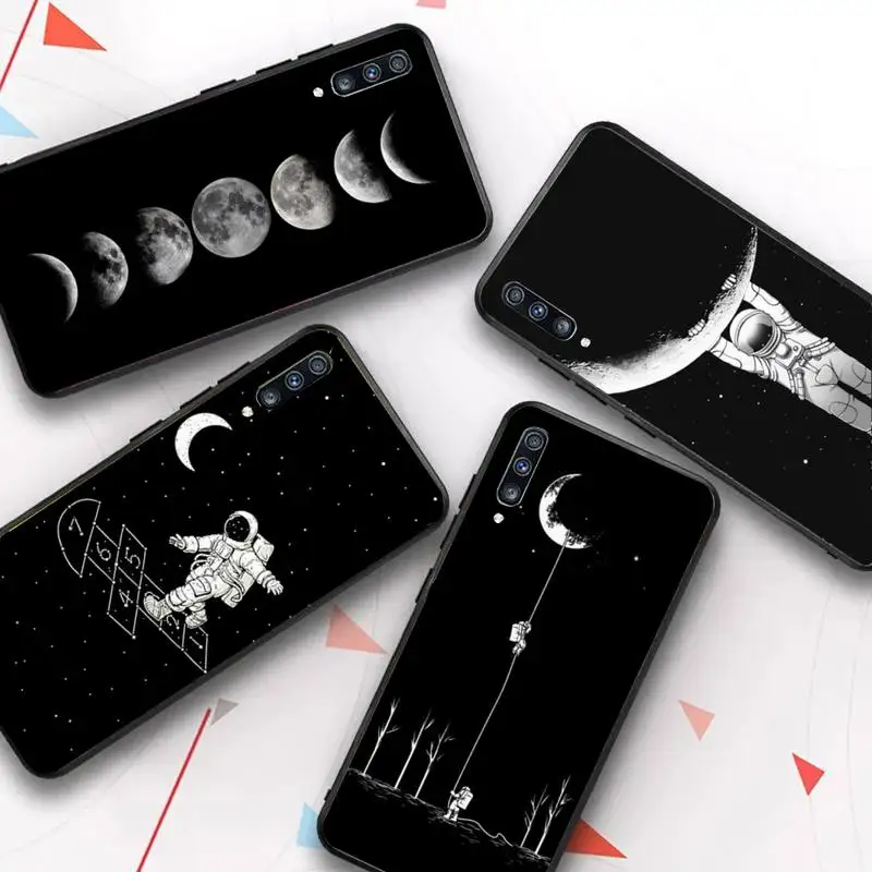 White moon stars space astronaut Phone Case for Samsung Galaxy A51 30s a71 Soft Silicone Cover for A21s A70 10 A30 Capa
White moon stars space astronaut Phone Case for Samsung Galaxy A51 30s a71 Soft Silicone Cover for A21s A70 10 A30 Capa