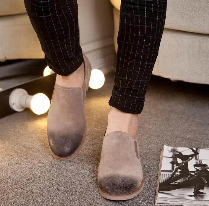 Классические Мужские модельные туфли повседневные туфли-оксфорды для мужчин