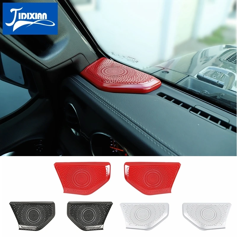 JIDIXIAN Car A Pillar Speaker Panel Decoration Cover Sticker Accessories for Jeep Wrangler JL Gladiator JT 2018 2019 2020 2021
JIDIXIAN Car A Pillar Speaker Panel Decoration Cover Sticker Accessories for Jeep Wrangler JL Gladiator JT 2018 2019 2020 2021