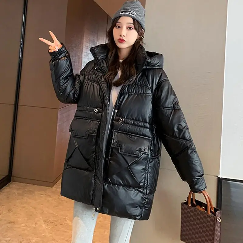 Зимние женские пальто Pakra, новинка 2021 Pakras, женская зимняя куртка, длинное тонкое плотное теплое пальто с капюшоном, женские куртки, черные мо... 
Зимние женские пальто Pakra, новинка 2021 Pakras, женская зимняя куртка, длинное тонкое плотное теплое пальто с капюшоном, женские куртки, черные мо...