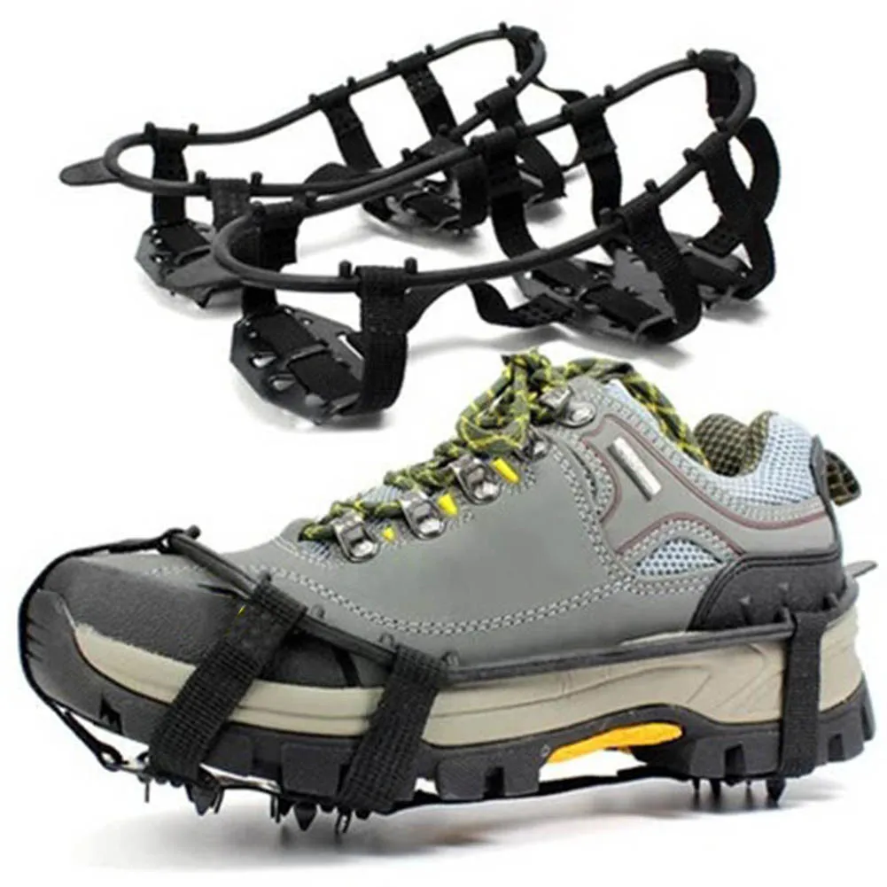 24 Teeth Ice Gripper Manganese Steel Simple Crampons Non-slip Shoe Covers Snow Claws Chains For Snowshield And Mud
24 Teeth Ice Gripper Manganese Steel Simple Crampons Non-slip Shoe Covers Snow Claws Chains For Snowshield And Mud