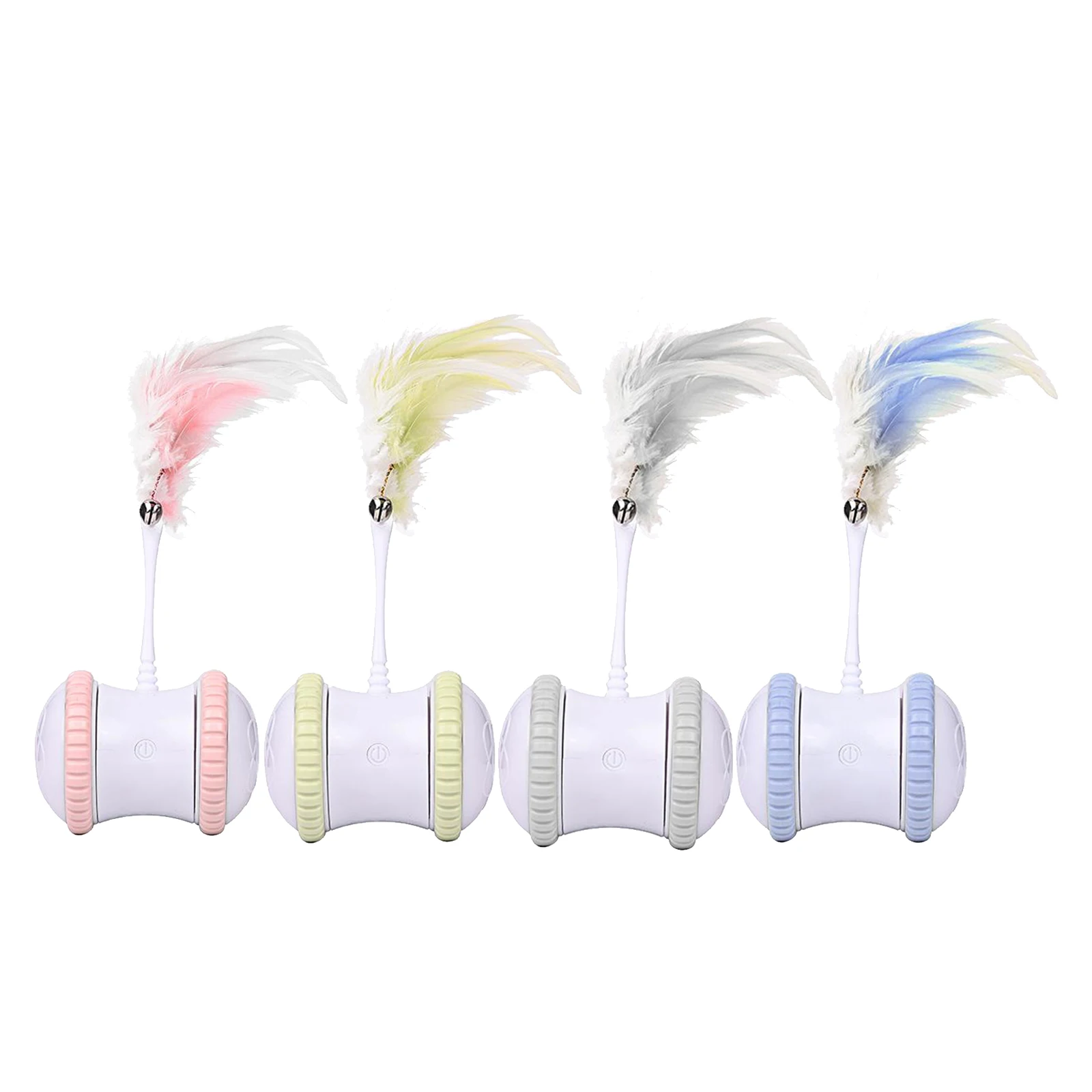 Smart Cat Interactive Toy Self Rotating Tumbler Feather Teaser Funny Chasing
Smart Cat Interactive Toy Self Rotating Tumbler Feather Teaser Funny Chasing