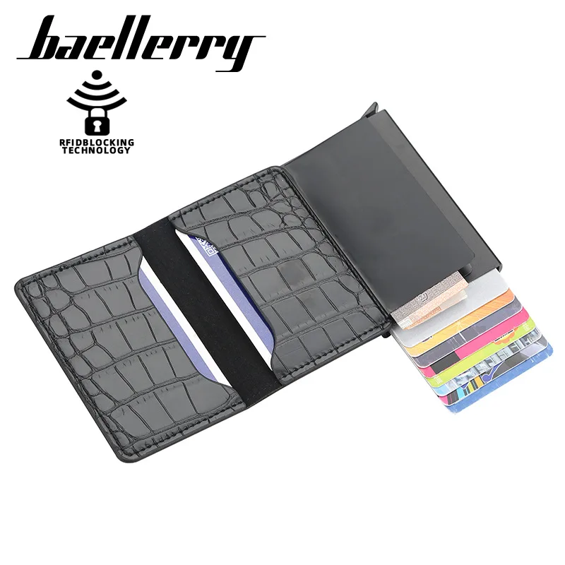 Держатель для кредитных карт Baellerry с Rfid-защитой для мужчин и женщин, алюминиевый металлический мини-кошелек для визиток, чехол для кредитных...
Держатель для кредитных карт Baellerry с Rfid-защитой для мужчин и женщин, алюминиевый металлический мини-кошелек для визиток, чехол для кредитных...