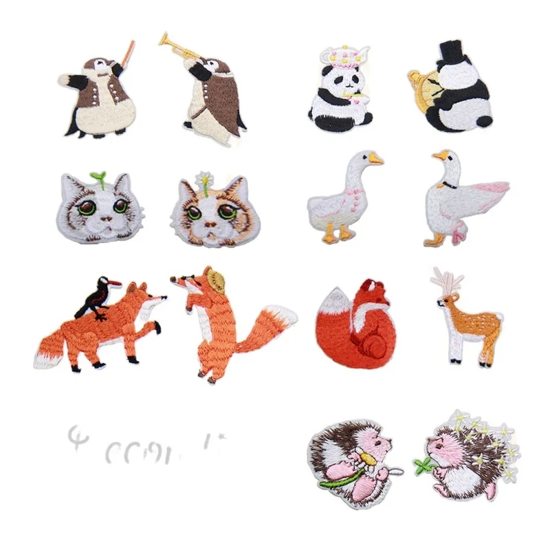 50pcs/lot Embroidery Patch Hedgehog Animal Rabbit Panda Hamster Clothing Decoration Sewing Accessory Iron Heat Transfer Applique
50pcs/lot Embroidery Patch Hedgehog Animal Rabbit Panda Hamster Clothing Decoration Sewing Accessory Iron Heat Transfer Applique