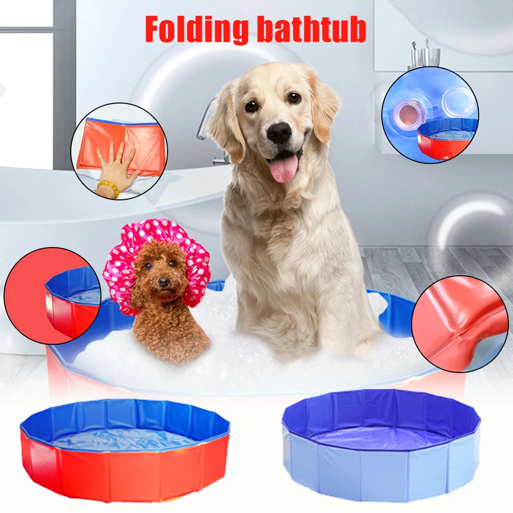 Foldable Dog Pet Bath Pool Collapsible Bathing Tub Shower Tub Water Pond Kiddie Pool for Dogs Cats Kids
Foldable Dog Pet Bath Pool Collapsible Bathing Tub Shower Tub Water Pond Kiddie Pool for Dogs Cats Kids