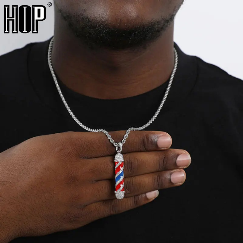 Hip Hop Bling CZ Barber Shop Haircut Iced Out Cubic Zircon Gothic Necklace & Pendant For Men Jewelry Charm Tennis Chain
Hip Hop Bling CZ Barber Shop Haircut Iced Out Cubic Zircon Gothic Necklace & Pendant For Men Jewelry Charm Tennis Chain