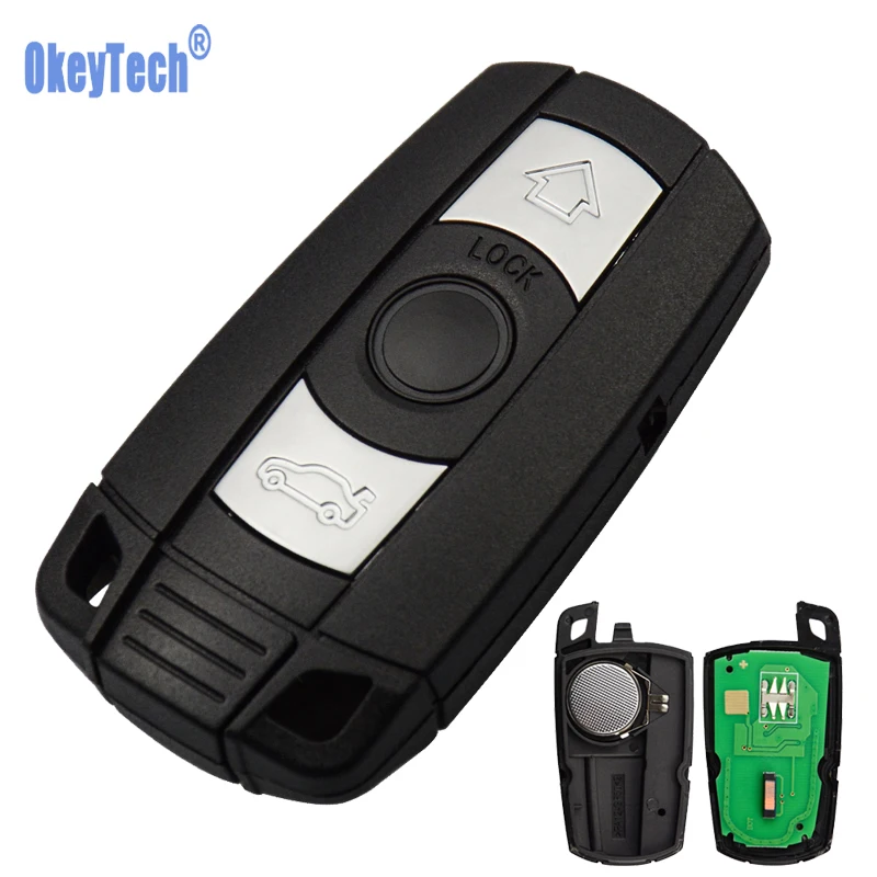 OkeyTech for Bmw CAS3 1/3/5/7 Series E46 E90 E60 X5 X6 Smart Card Remote Key 315/433/868Mhz PCF7945 Transmitter with Uncut Blade
OkeyTech for Bmw CAS3 1/3/5/7 Series E46 E90 E60 X5 X6 Smart Card Remote Key 315/433/868Mhz PCF7945 Transmitter with Uncut Blade
