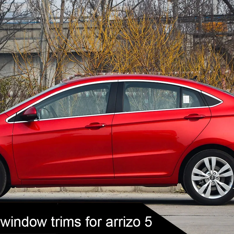 stainless steel car window trims for chery arrizo 5 2015 2016 2017 2018
stainless steel car window trims for chery arrizo 5 2015 2016 2017 2018