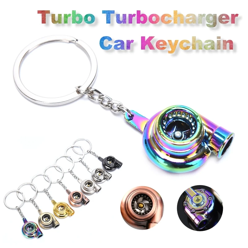 Cool Turbo Turbocharger Keychain Spinning Turbine Auto Key Rings Zinc Alloy Metal Pendant Car Ornament Car Interior Accessories
Cool Turbo Turbocharger Keychain Spinning Turbine Auto Key Rings Zinc Alloy Metal Pendant Car Ornament Car Interior Accessories