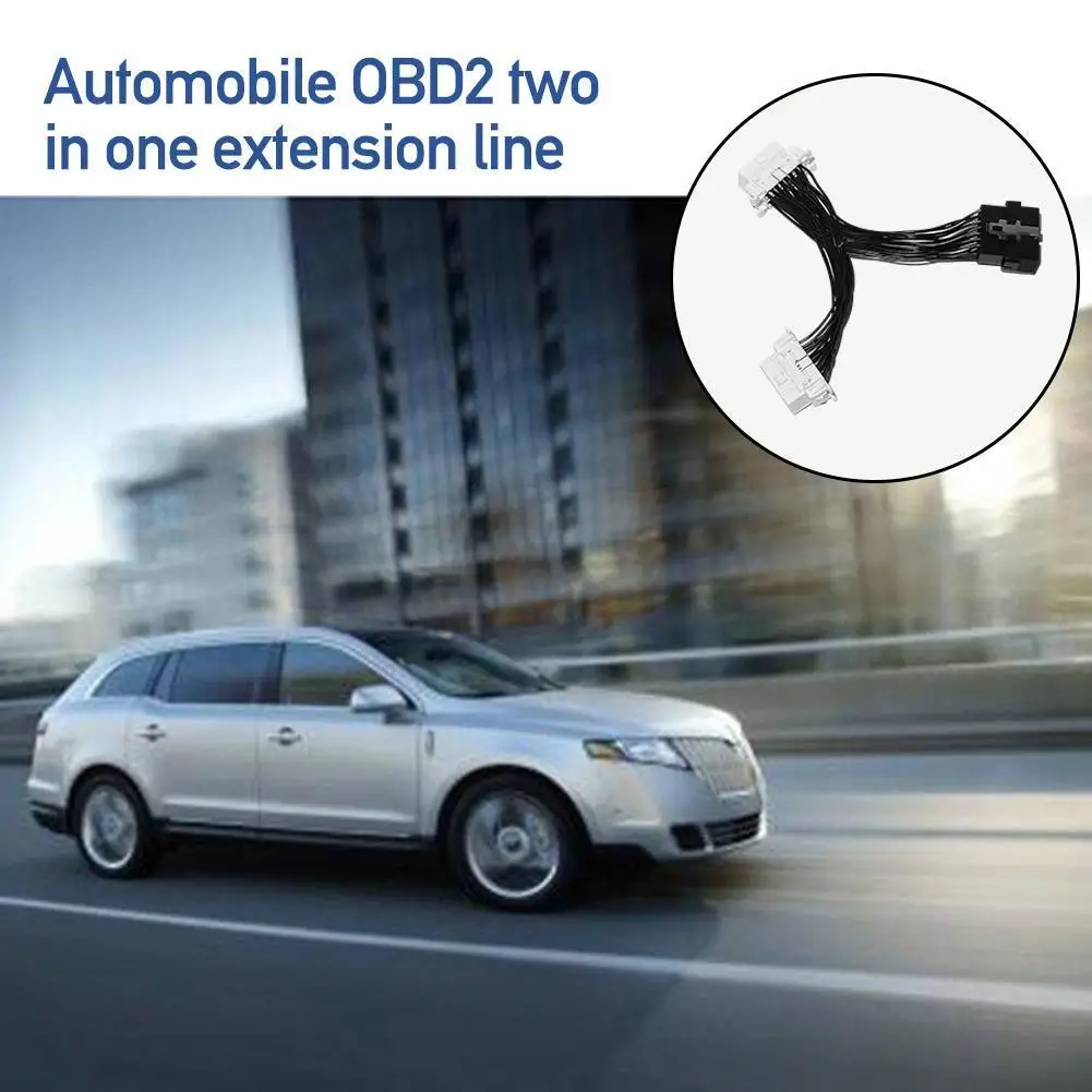High Quality 16 pin OBD2 OBDii OBD 2 Splitter Extension extension Male Y Female to splitter OBD2 Two Cable Cable one H8Y7 
High Quality 16 pin OBD2 OBDii OBD 2 Splitter Extension extension Male Y Female to splitter OBD2 Two Cable Cable one H8Y7
