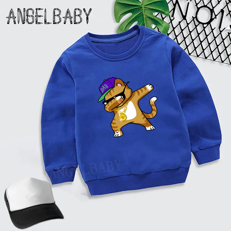 Толстовка для мальчиков и девочек, детские толстовки с мультяшным единорогом, детские осенние Топы, Детская Хлопковая одежда, KYT2081
Толстовка для мальчиков и девочек, детские толстовки с мультяшным единорогом, детские осенние Топы, Детская Хлопковая одежда, KYT2081