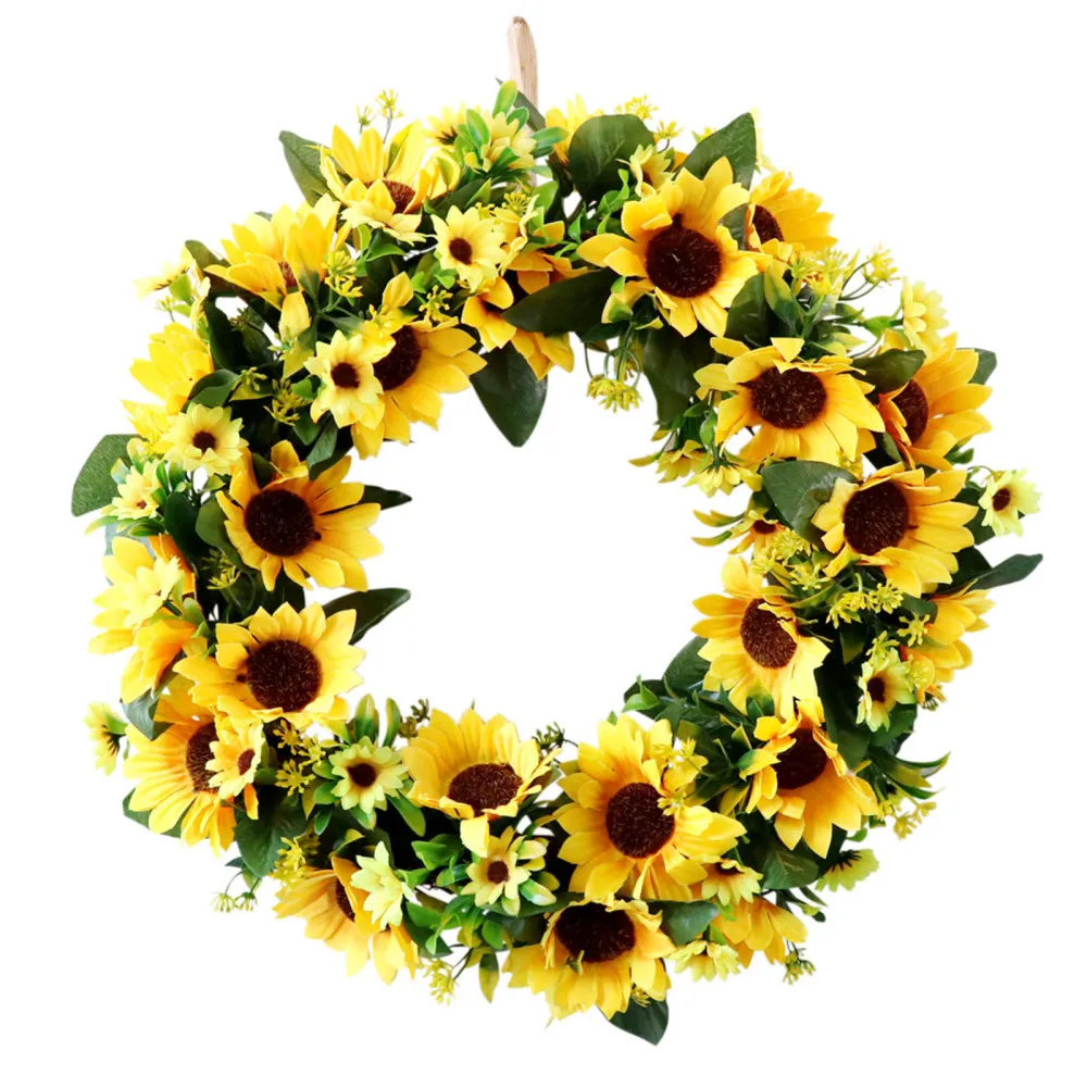 Wall Decorations Sunflowers Wreath Artificial Flowers Garlands 45cm Simulation Home Wreaths
Wall Decorations Sunflowers Wreath Artificial Flowers Garlands 45cm Simulation Home Wreaths
